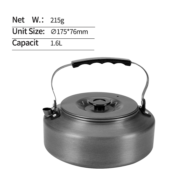 Juego de utensilios de cocina ligeros de aluminio para acampar al aire libre BL200-CB